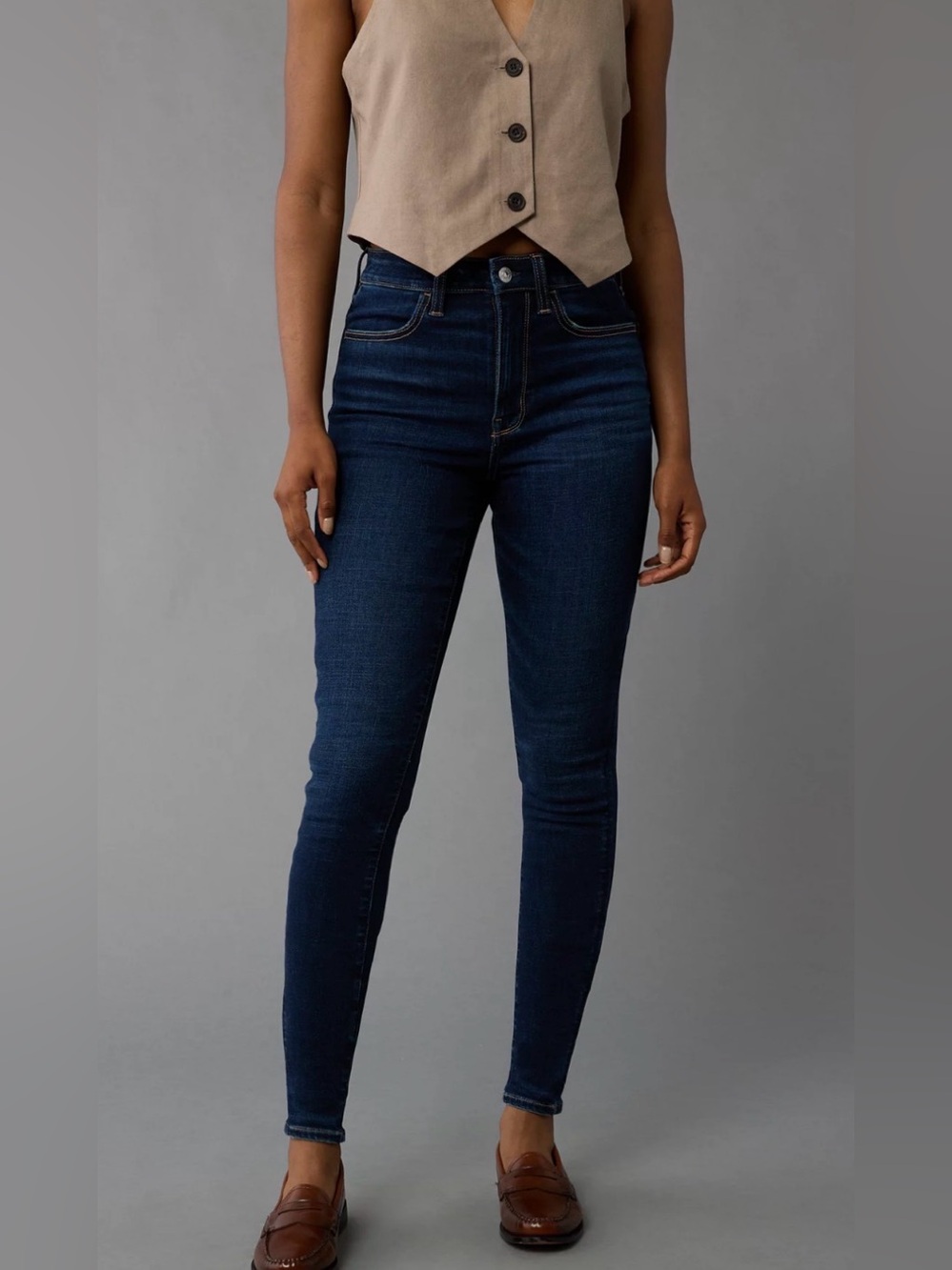 American Eagle Ne(x)t Level Stretch Super Hi- Rise Jegging Size 8